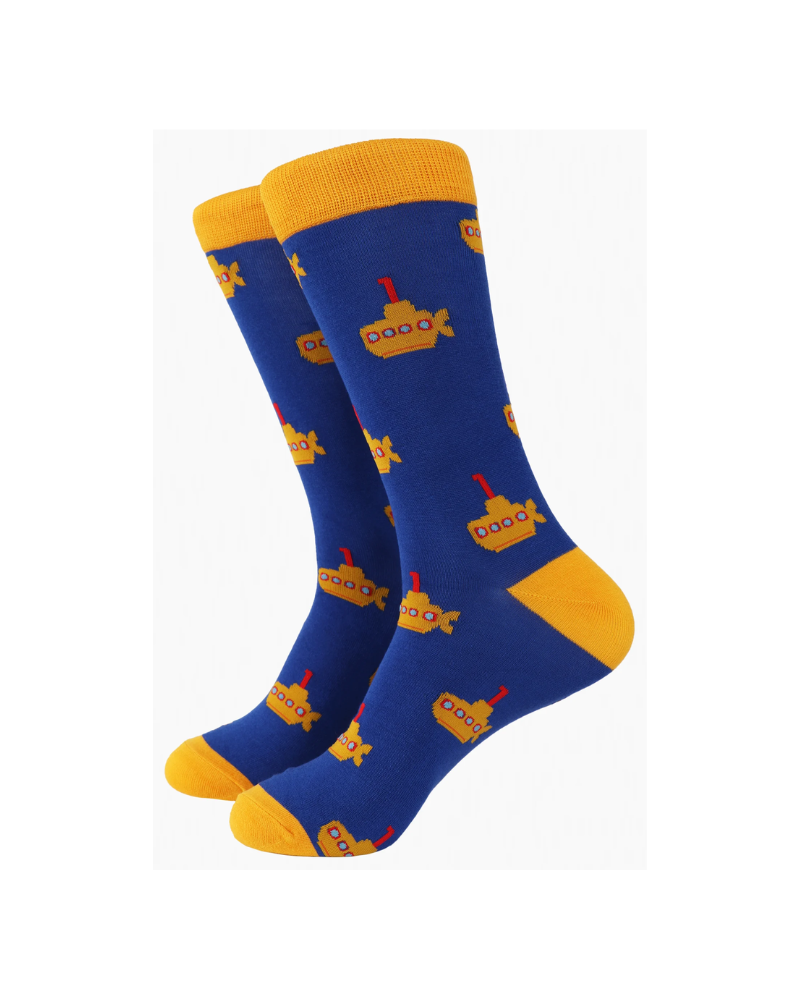 Yellow Submarine Beatles Bamboo Socks