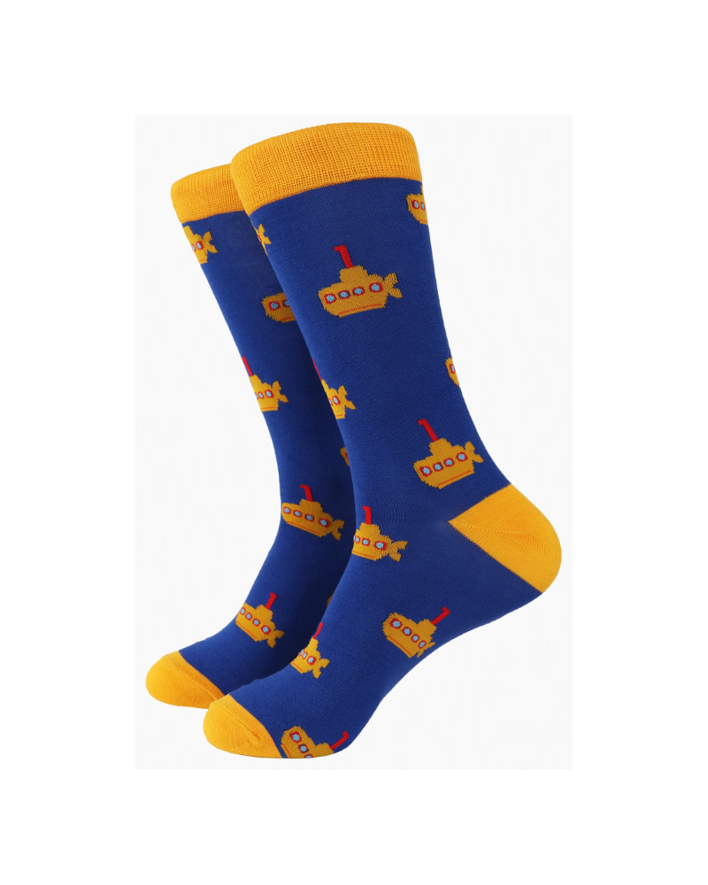 Yellow Submarine Beatles Inspired | Unisex Bamboo Socks