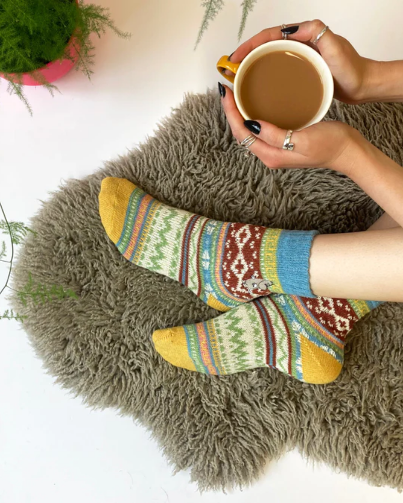 Moomin Fair Isle Socks