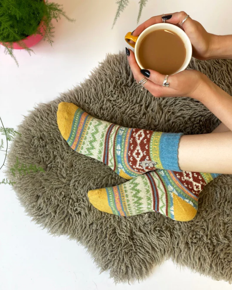 Fair Isle Moomin Socks