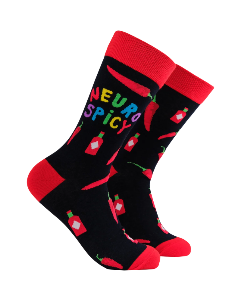 Neuro Spicy Crew Socks