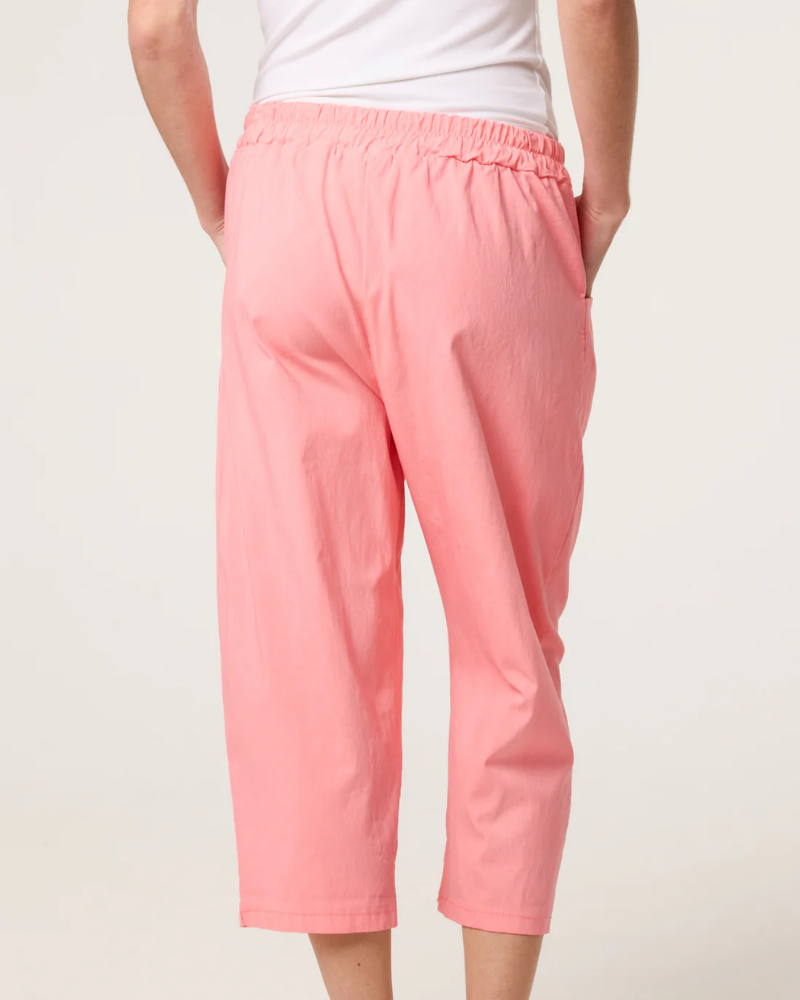 Coral Magic Stretch Capri Trousers
