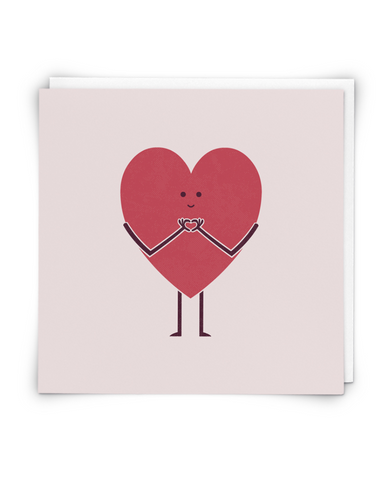 Heart Hands Card