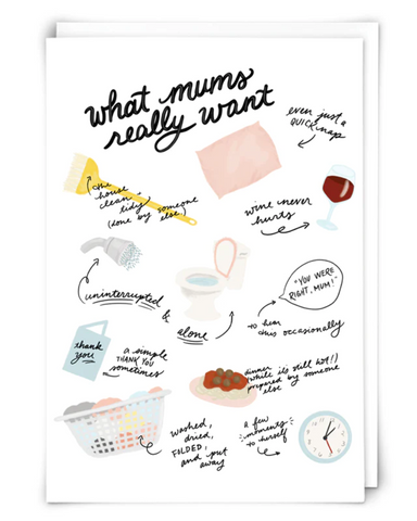 What Mums Really Want Card