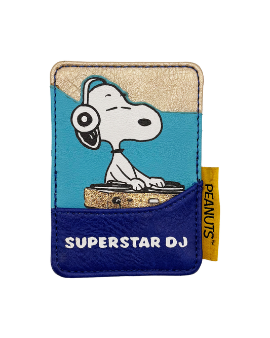 Peanuts Snoopy Superstar DJ Card Holder