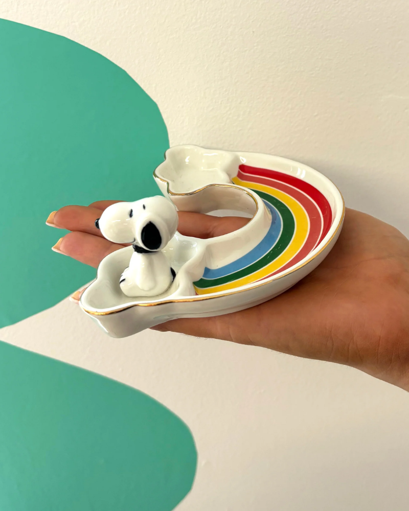 Peanuts Snoopy Rainbow Trinket Dish