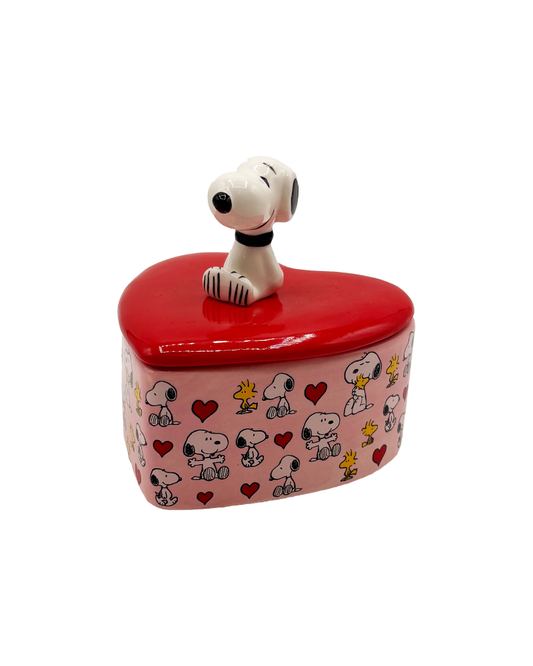 Peanuts Snoopy Love Trinket Pot