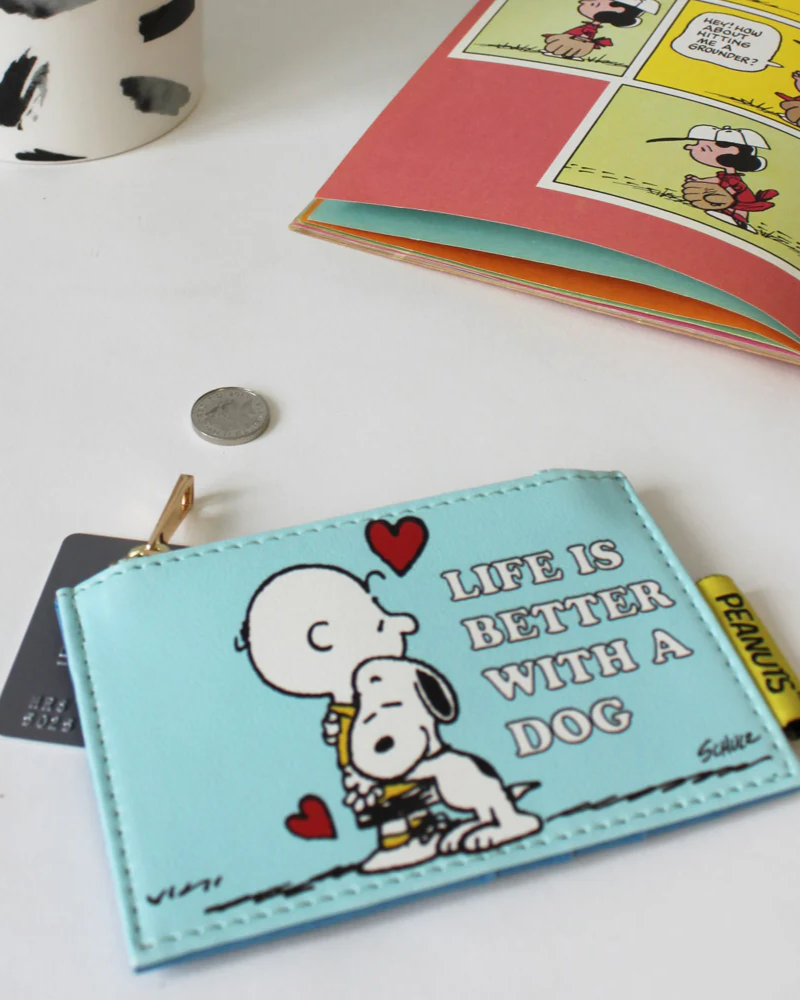 Peanuts "Life Is Better With A Dog" Zip Purse