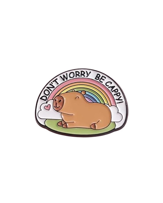 Be Capy Capybara Enamel Pin Badge