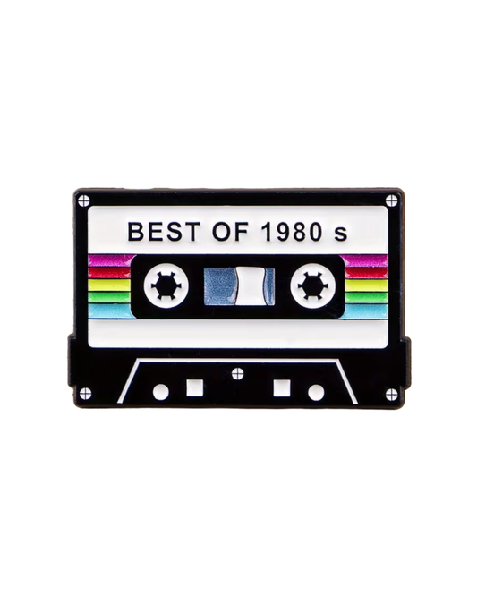 Best of the 1980s Cassette Enamel Pin Badge