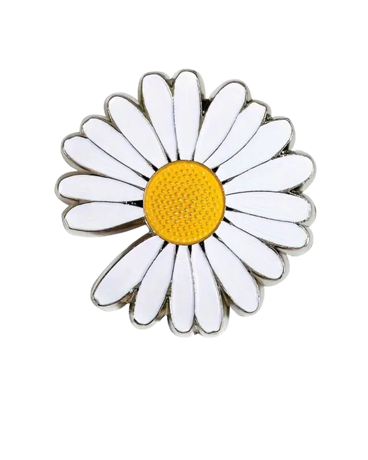 Daisy Petals Enamel Pin Badge