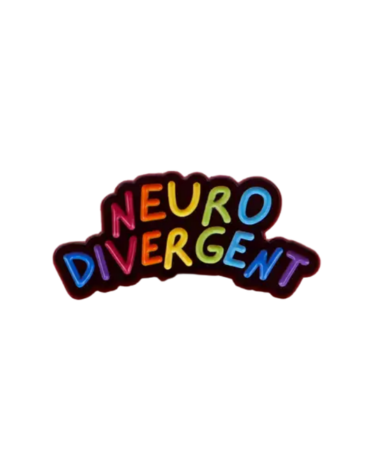 Neurodivergent Multicolour Enamel Pin Badge