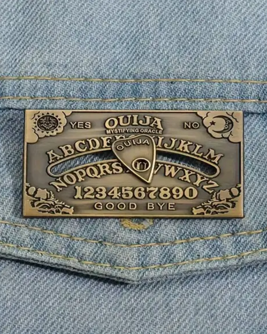 Interactive Ouija Board Pin Badge Brooch