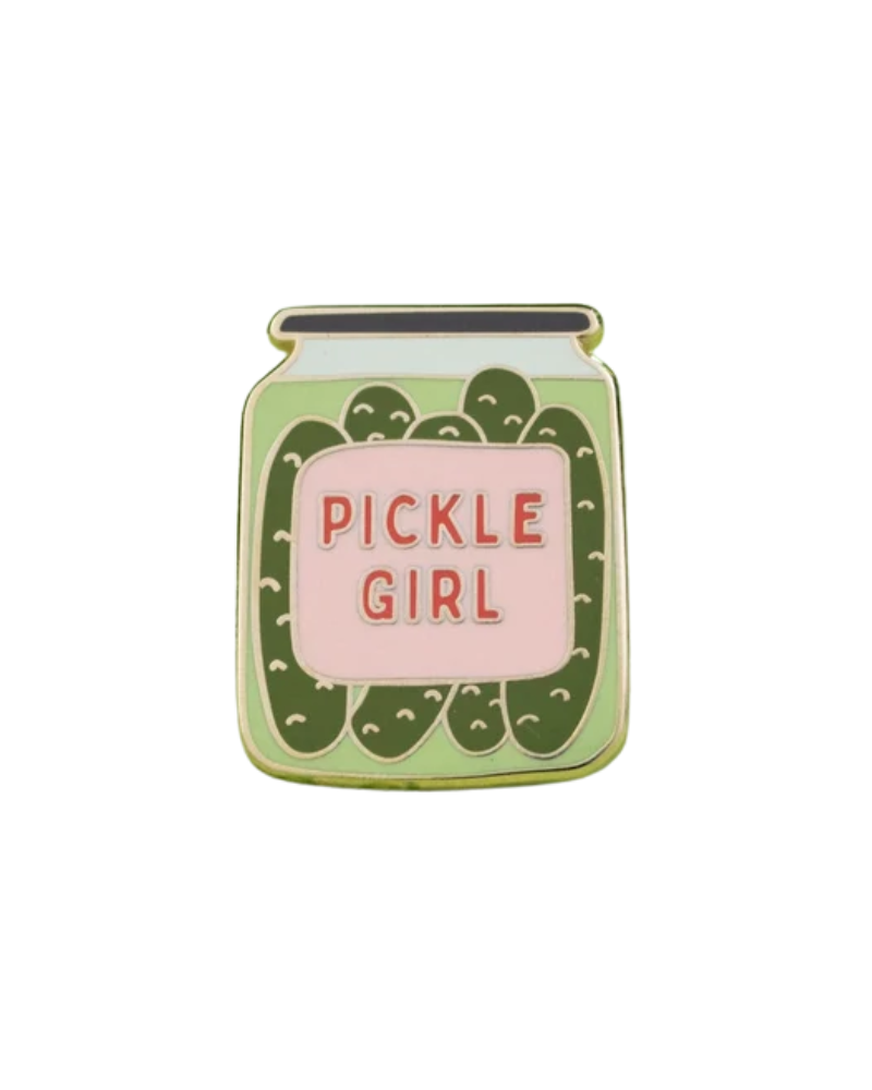 Pickle Girl Enamel Pin Badge
