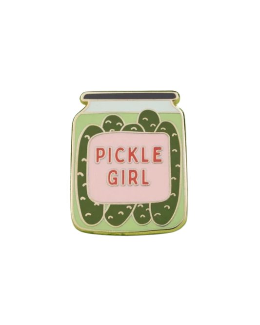 Pickle Girl Enamel Pin Badge