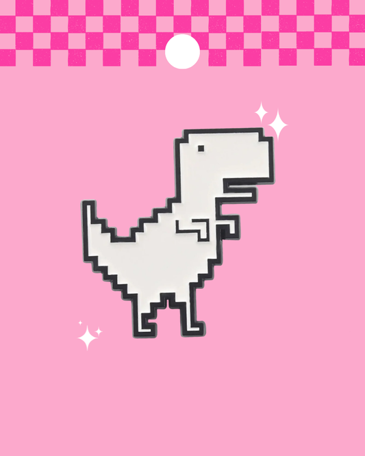 Google Pixel Dinosaur Enamel Pin Badge
