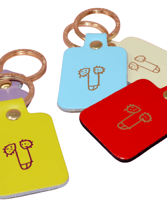 Assorted Willy Leather Keyrings By Ark Colour Design