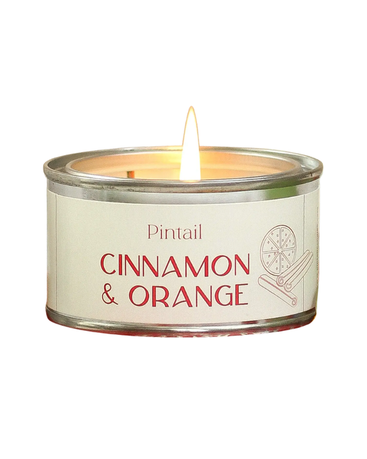 Cinnamon and Orange Paint Pot Candle