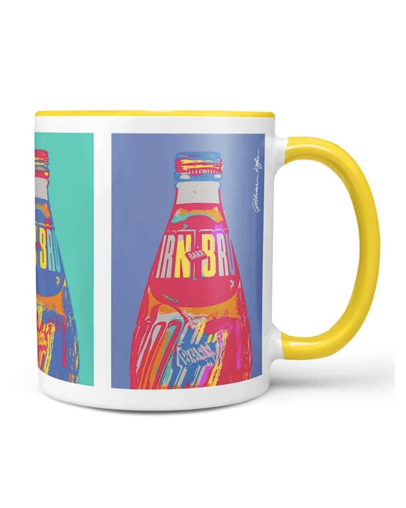 Irn Bru Pop! Chunky Mug By Gillian Kyle