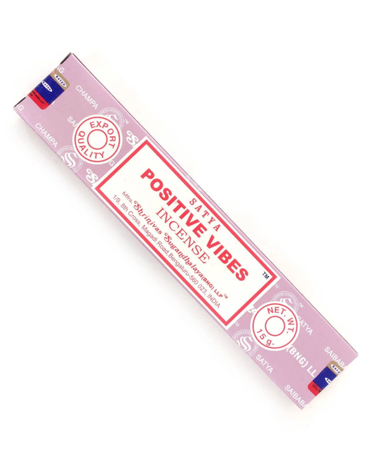 Satya Positive Vibes Incense Sticks 12 Pack