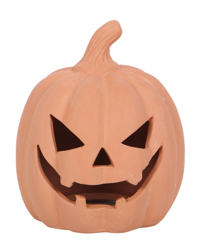 12.5cm Terracotta Pumpkin Ornament