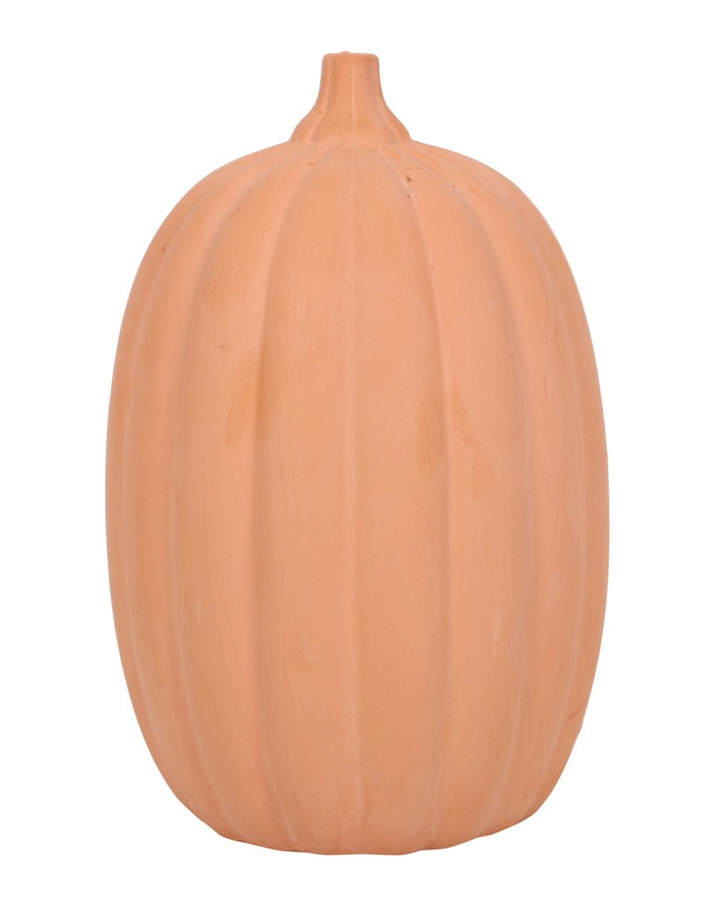 23cm Terracotta Pumpkin Ornament
