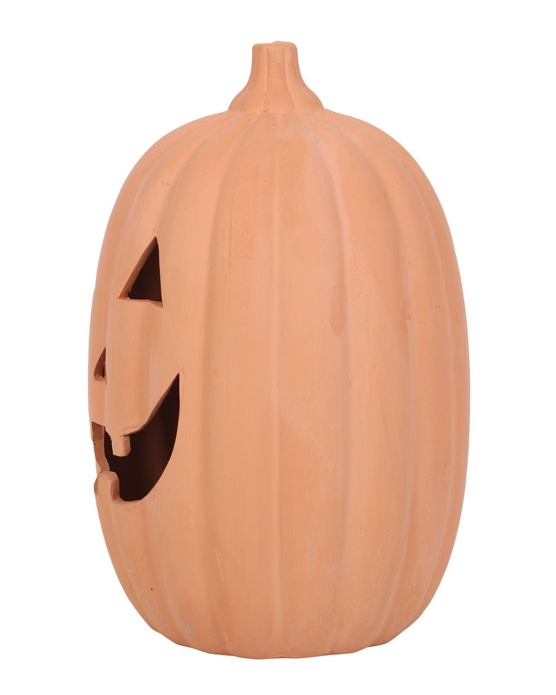 23cm Terracotta Pumpkin Ornament