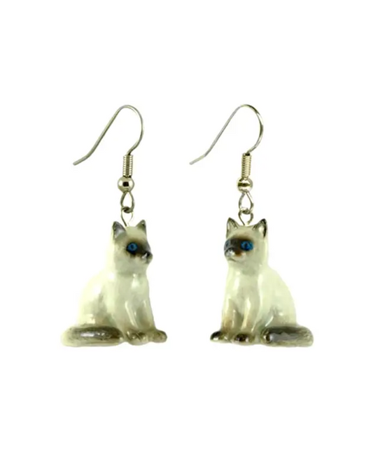 Ragdoll Cat Earrings