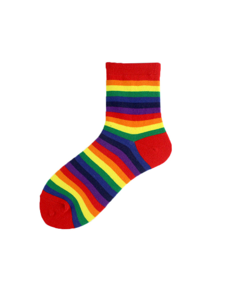 Women's Rainbow Crew Socks
