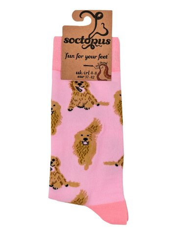 Ladies Golden Retriever Socks - I'm A Retriever
