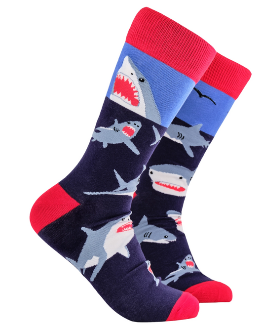 Shark Attack Crew Socks