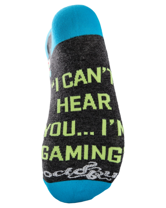I Can't Hear You I'm Gaming Crew Socks