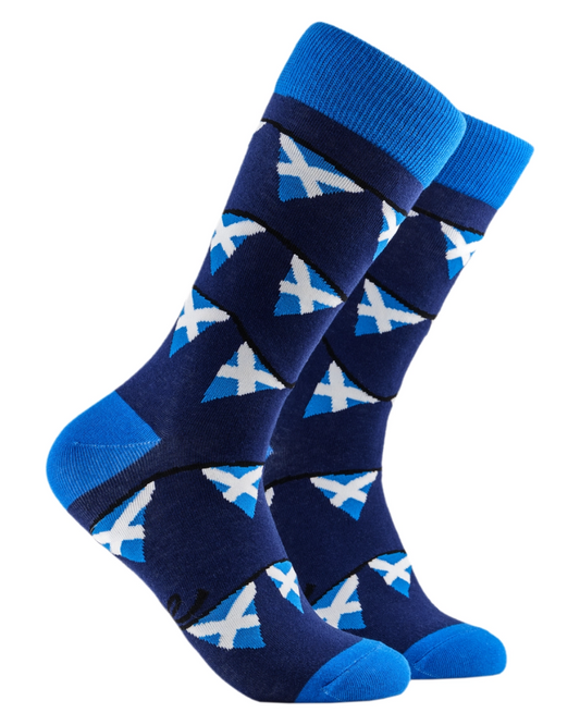 Scottish Flag Bunting Crew Socks
