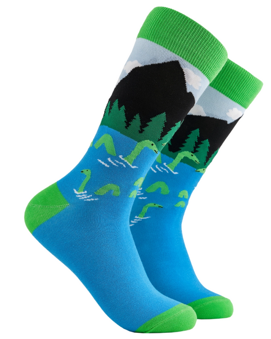Loch Ness Monster Crew Socks