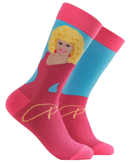Dolly Parton Crew Socks