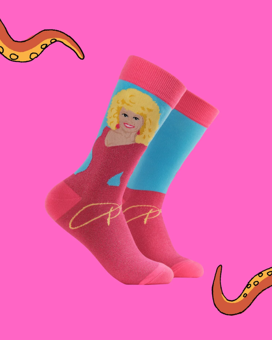 Dolly Parton Crew Socks