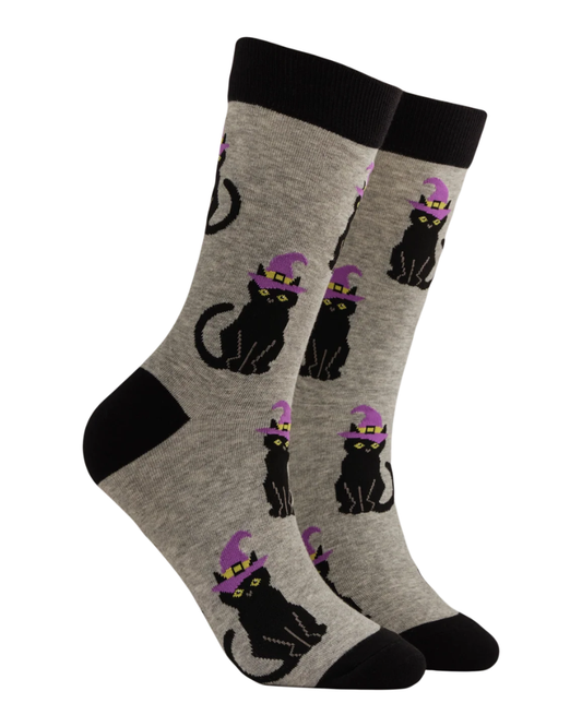 Witchy Cats Crew Socks