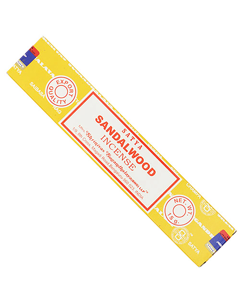 Satya Sandalwood Incense Sticks 12 Pack
