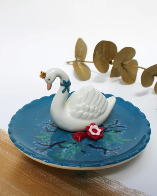 Secret Garden Swan Trinket Dish