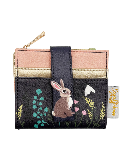 Secret Garden Rabbit Foldover Purse