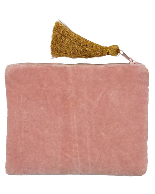 Secret Garden Rabbit Velvet Tassel Pouch