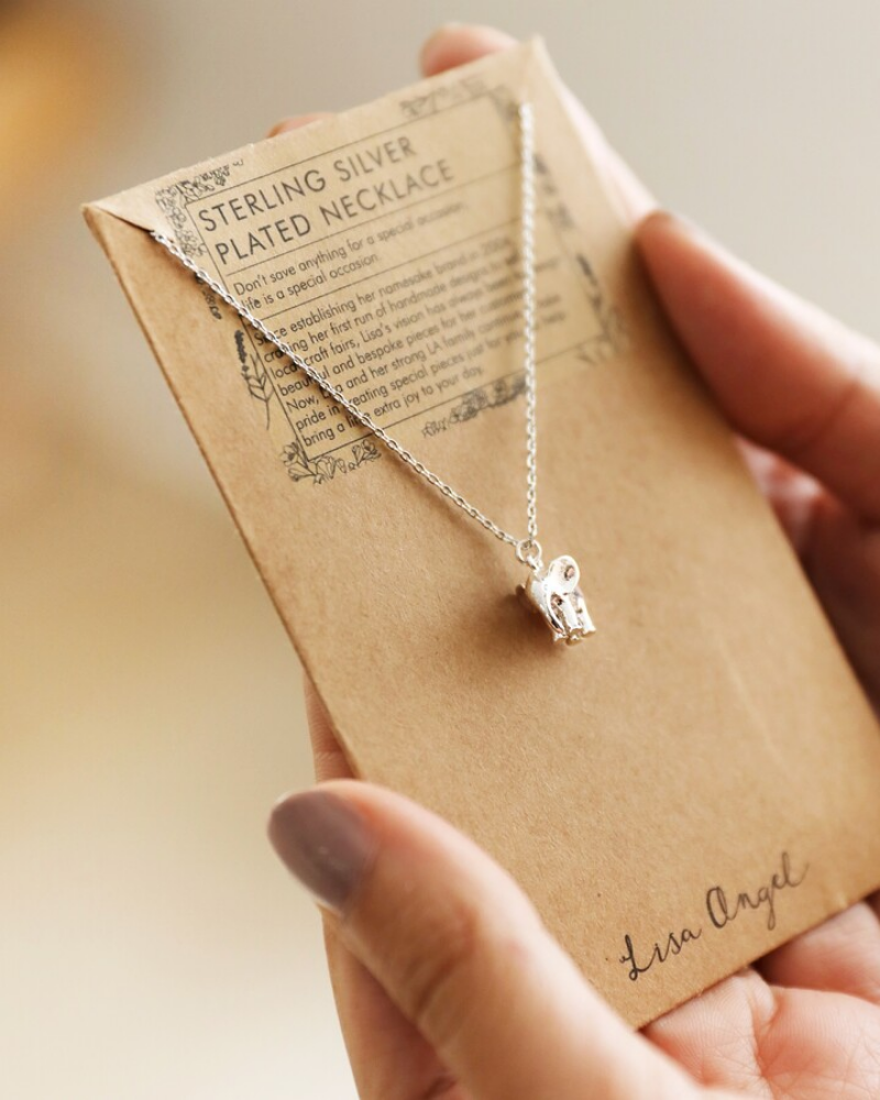 Silver Elephant Charm Necklace