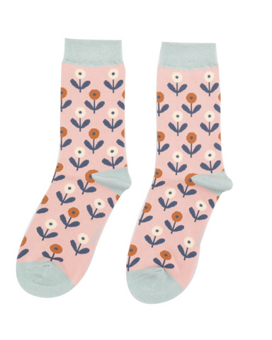 Women's Fun Floral Socks | Miss Sparrow