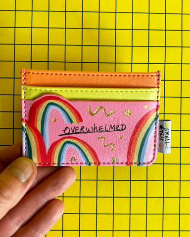 Small Talk 'Overwhelmed' Card Holder
