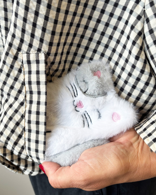 Catnip Fluffy Cat Reusable Hand Warmer