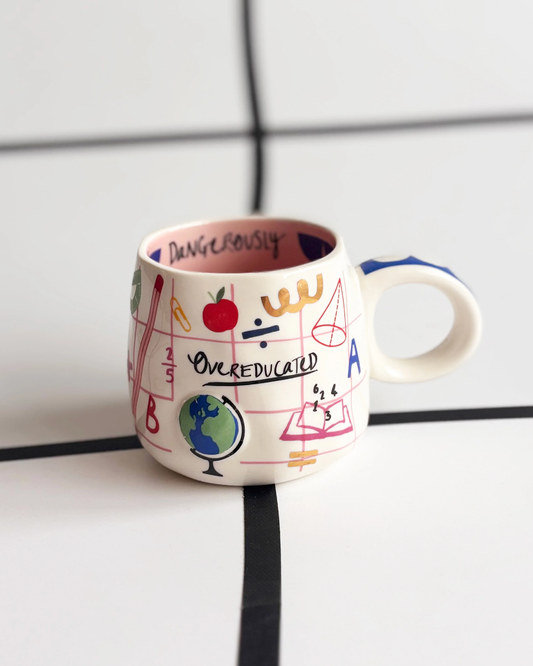 Small Talk Dangerously Overeducated Mug