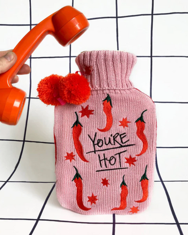 Small Talk 'You're Hot' Chilli Hot Water Bottle