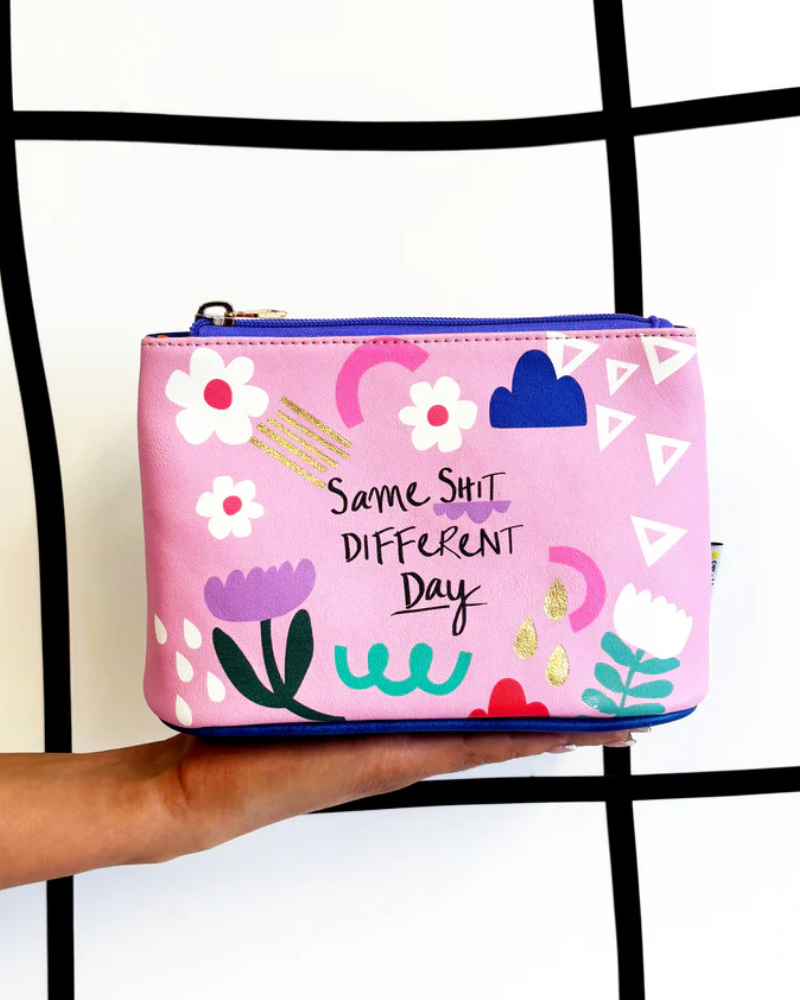Same Shit Different Day Makeup Bag