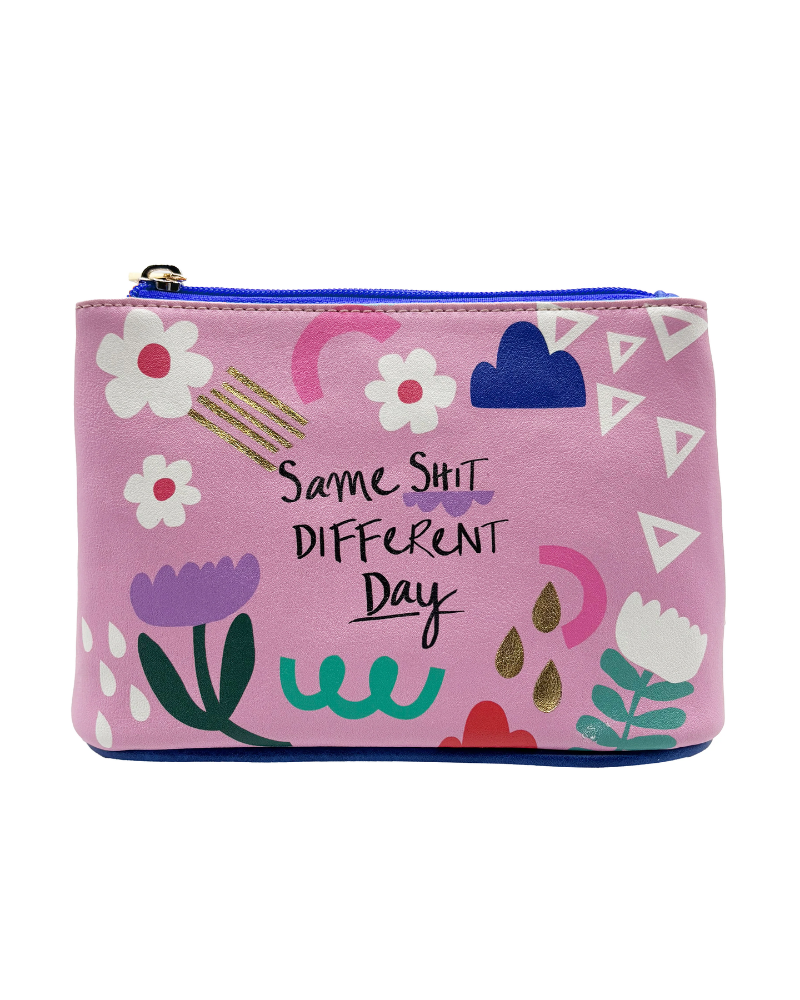 Same Shit Different Day Makeup Bag
