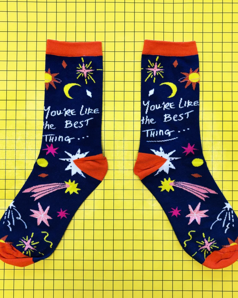 Small Talk You're The Best Crew Socks